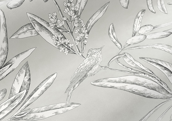 Aviary Velvet, Whisper - Twist&Fit Roman Blind - Image 4